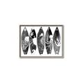 Picture of B&W Surfboards _GroupedProduct_Rectangle_Landscape_Canvas_Framed_