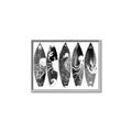 Picture of B&W Surfboards _GroupedProduct_Rectangle_Landscape_Canvas_Framed_