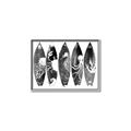 Picture of B&W Surfboards _GroupedProduct_Rectangle_Landscape_Canvas_Framed_