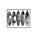 Picture of B&W Surfboards _GroupedProduct_Rectangle_Landscape_Canvas_Framed_