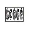 Picture of B&W Surfboards _GroupedProduct_Rectangle_Landscape_Canvas_Framed_