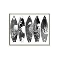 Picture of B&W Surfboards _GroupedProduct_Rectangle_Landscape_Canvas_Framed_