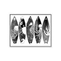 Picture of B&W Surfboards _GroupedProduct_Rectangle_Landscape_Canvas_Framed_