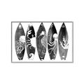 Picture of B&W Surfboards _GroupedProduct_Rectangle_Landscape_Canvas_Framed_