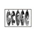 Picture of B&W Surfboards _GroupedProduct_Rectangle_Landscape_Canvas_Framed_