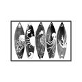 Picture of B&W Surfboards _GroupedProduct_Rectangle_Landscape_Canvas_Framed_