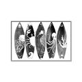 Picture of B&W Surfboards _GroupedProduct_Rectangle_Landscape_Canvas_Framed_