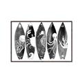 Picture of B&W Surfboards _GroupedProduct_Rectangle_Landscape_Canvas_Framed_