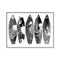 Picture of B&W Surfboards _GroupedProduct_Rectangle_Landscape_Canvas_Framed_