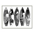 Picture of B&W Surfboards _GroupedProduct_Rectangle_Landscape_Canvas_Framed_