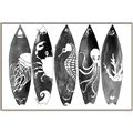 Picture of B&W Surfboards _GroupedProduct_Rectangle_Landscape_Canvas_Framed_