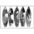 Picture of B&W Surfboards _GroupedProduct_Rectangle_Landscape_Canvas_Framed_