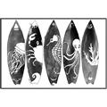 Picture of B&W Surfboards _GroupedProduct_Rectangle_Landscape_Canvas_Framed_