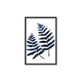 Picture of Two Blue Ferns _GroupedProduct_Rectangle_Portrait_Canvas_Framed_