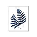 Picture of Two Blue Ferns _GroupedProduct_Rectangle_Portrait_Canvas_Framed_