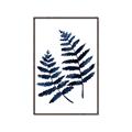 Picture of Two Blue Ferns _GroupedProduct_Rectangle_Portrait_Canvas_Framed_