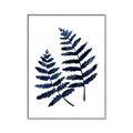 Picture of Two Blue Ferns _GroupedProduct_Rectangle_Portrait_Canvas_Framed_