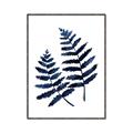 Picture of Two Blue Ferns _GroupedProduct_Rectangle_Portrait_Canvas_Framed_