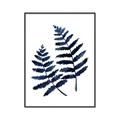 Picture of Two Blue Ferns _GroupedProduct_Rectangle_Portrait_Canvas_Framed_