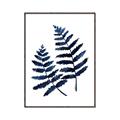 Picture of Two Blue Ferns _GroupedProduct_Rectangle_Portrait_Canvas_Framed_
