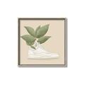Picture of Plant Shoe Beige _GroupedProduct_Square_Canvas_Framed_