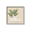 Picture of Plant Shoe Beige _GroupedProduct_Square_Canvas_Framed_