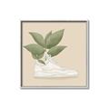 Picture of Plant Shoe Beige _GroupedProduct_Square_Canvas_Framed_