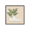 Picture of Plant Shoe Beige _GroupedProduct_Square_Canvas_Framed_