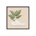 Picture of Plant Shoe Beige _GroupedProduct_Square_Canvas_Framed_