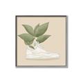 Picture of Plant Shoe Beige _GroupedProduct_Square_Canvas_Framed_