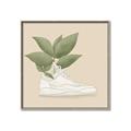 Picture of Plant Shoe Beige _GroupedProduct_Square_Canvas_Framed_