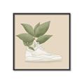 Picture of Plant Shoe Beige _GroupedProduct_Square_Canvas_Framed_