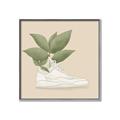 Picture of Plant Shoe Beige _GroupedProduct_Square_Canvas_Framed_