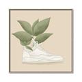 Picture of Plant Shoe Beige _GroupedProduct_Square_Canvas_Framed_