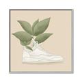 Picture of Plant Shoe Beige _GroupedProduct_Square_Canvas_Framed_