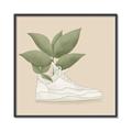Picture of Plant Shoe Beige _GroupedProduct_Square_Canvas_Framed_