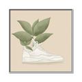Picture of Plant Shoe Beige _GroupedProduct_Square_Canvas_Framed_