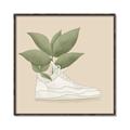 Picture of Plant Shoe Beige _GroupedProduct_Square_Canvas_Framed_