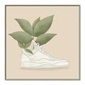 Picture of Plant Shoe Beige _GroupedProduct_Square_Canvas_Framed_