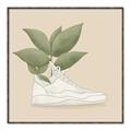 Picture of Plant Shoe Beige _GroupedProduct_Square_Canvas_Framed_