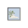 Picture of Plant Shoe Blue II _GroupedProduct_Square_Canvas_Framed_