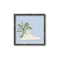 Picture of Plant Shoe Blue II _GroupedProduct_Square_Canvas_Framed_
