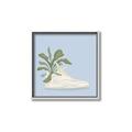 Picture of Plant Shoe Blue II _GroupedProduct_Square_Canvas_Framed_