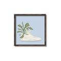 Picture of Plant Shoe Blue II _GroupedProduct_Square_Canvas_Framed_