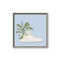 Picture of Plant Shoe Blue II _GroupedProduct_Square_Canvas_Framed_