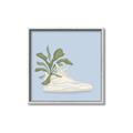 Picture of Plant Shoe Blue II _GroupedProduct_Square_Canvas_Framed_