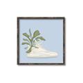 Picture of Plant Shoe Blue II _GroupedProduct_Square_Canvas_Framed_