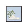 Picture of Plant Shoe Blue II _GroupedProduct_Square_Canvas_Framed_