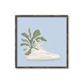 Picture of Plant Shoe Blue II _GroupedProduct_Square_Canvas_Framed_