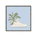 Picture of Plant Shoe Blue II _GroupedProduct_Square_Canvas_Framed_